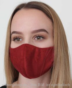 FACE MASK Mundschutz Atemschutzmaske Staubmaske Schutzmaske 3D red 1