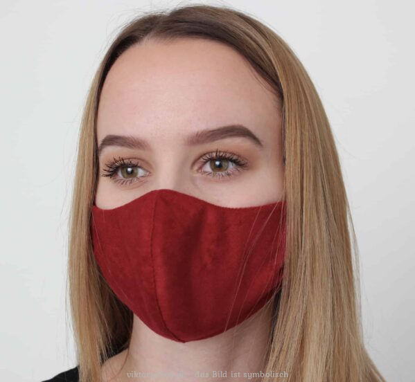 FACE MASK Mundschutz Atemschutzmaske Staubmaske Schutzmaske 3D red 1