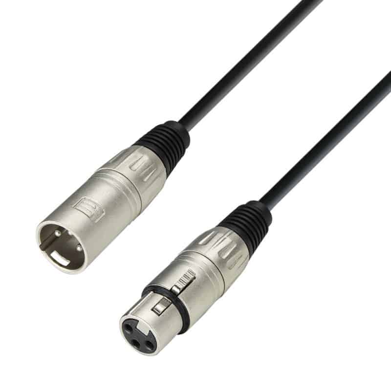 XLR male / female 10m XLR Kabel Mikrofonkabel PLUGGER NEUTRIK Mikrokabel 