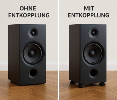Lautsprecher entkoppeln