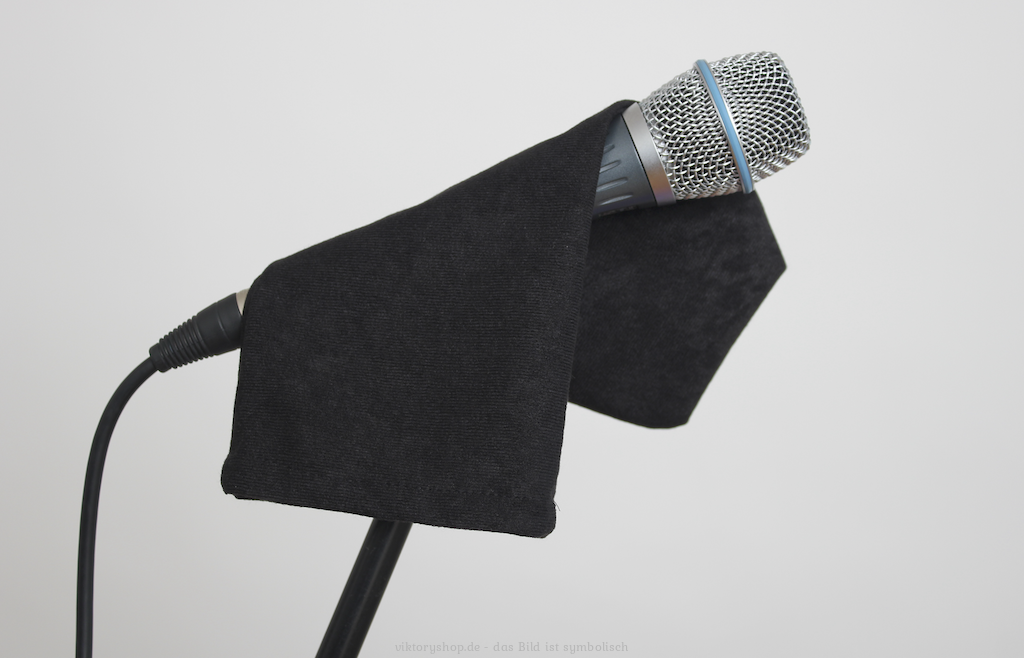 Mikrofon Staubschutz Microphone dust cover Viktory